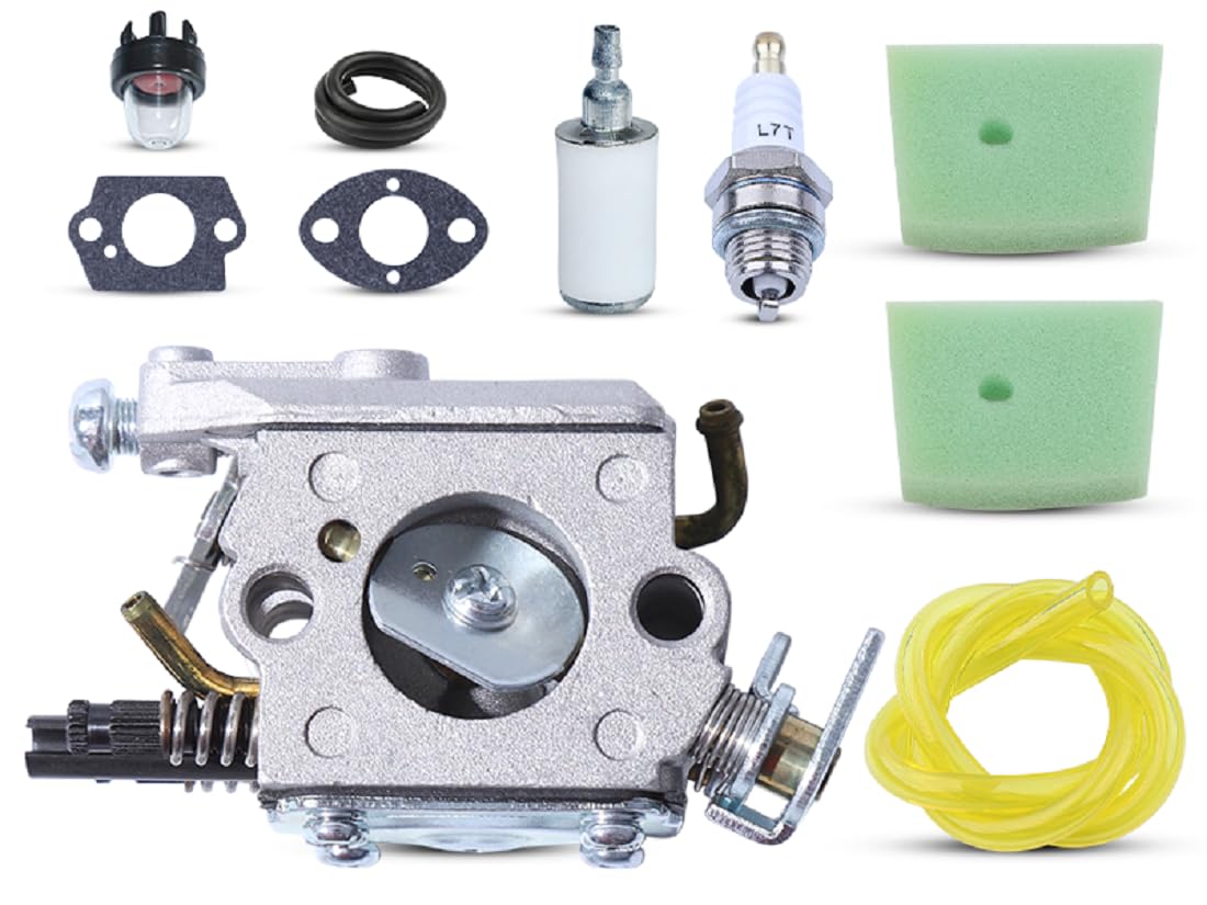 Kit Carburatore per Husqvarna 123 223 323 325 326 327, ADEFOL Ricambi Accessorio Motore Numero Parte OEM C1Q-EL24 Kit Riparazione Carburatore