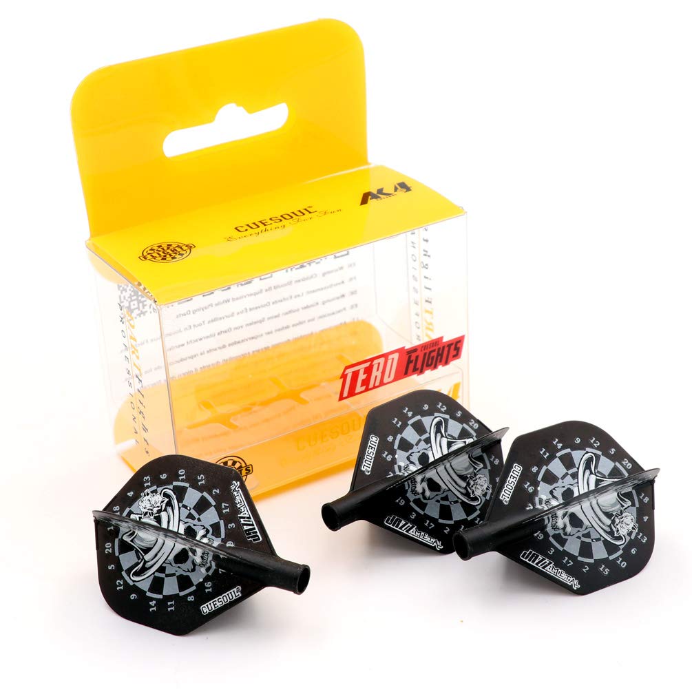 CUESOUL TERO AK4 Dart Flights standard Shape with attractive pattern, Set of 3 pcs — image 1