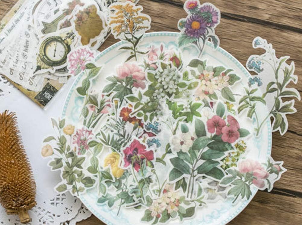 IDULL Floral Stickers for Scrapbooking, Card Making, Journal, Various Planner