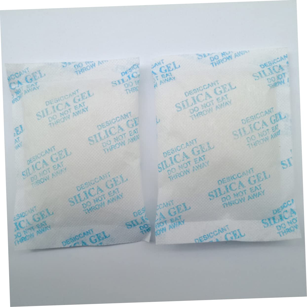 Ciieeo 50 Sachets Déshydratants en Gel de Silice 50g Tissu Non Tissé Bleu pour Armoire et Tiroir, Prévention Corrosion et Absorption D'humidité