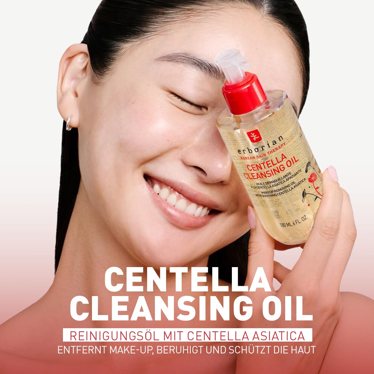 Erborian - Centella Cleansing - Reinigungsöl, Reinigungsgel, Reinigungsbalsam für das Gesicht mit Centella Asiatica - Alle Hauttypen - Koreanische Kosmetikpflege