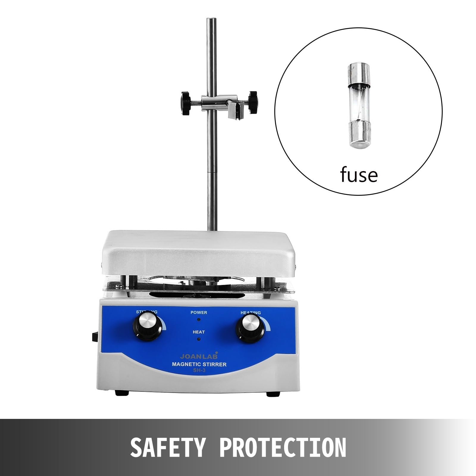 Agitatore for miscelatore con piastra riscaldante agitatore magnetico elettrico Laboratorio chimico biologico medico Per uso fai-da-te