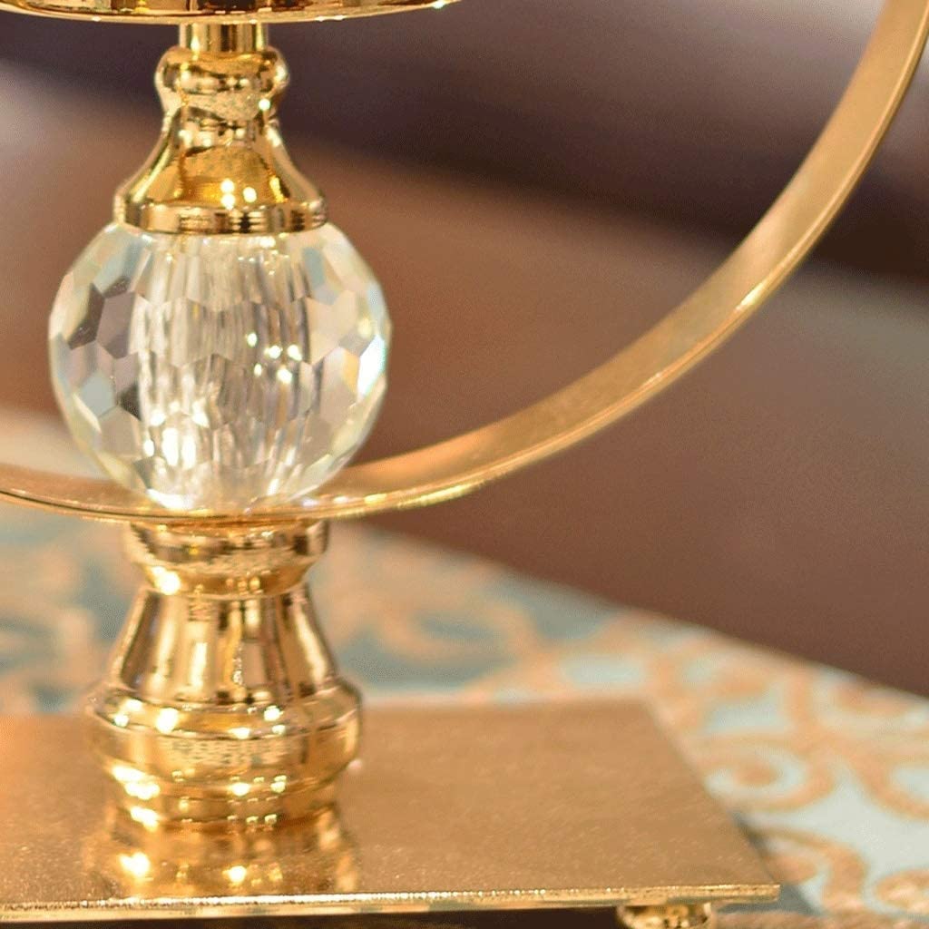 Portacandele in metallo unico, centrotavola in stile nordico, candelabri romantici in oro per la casa camino decorazione regalo