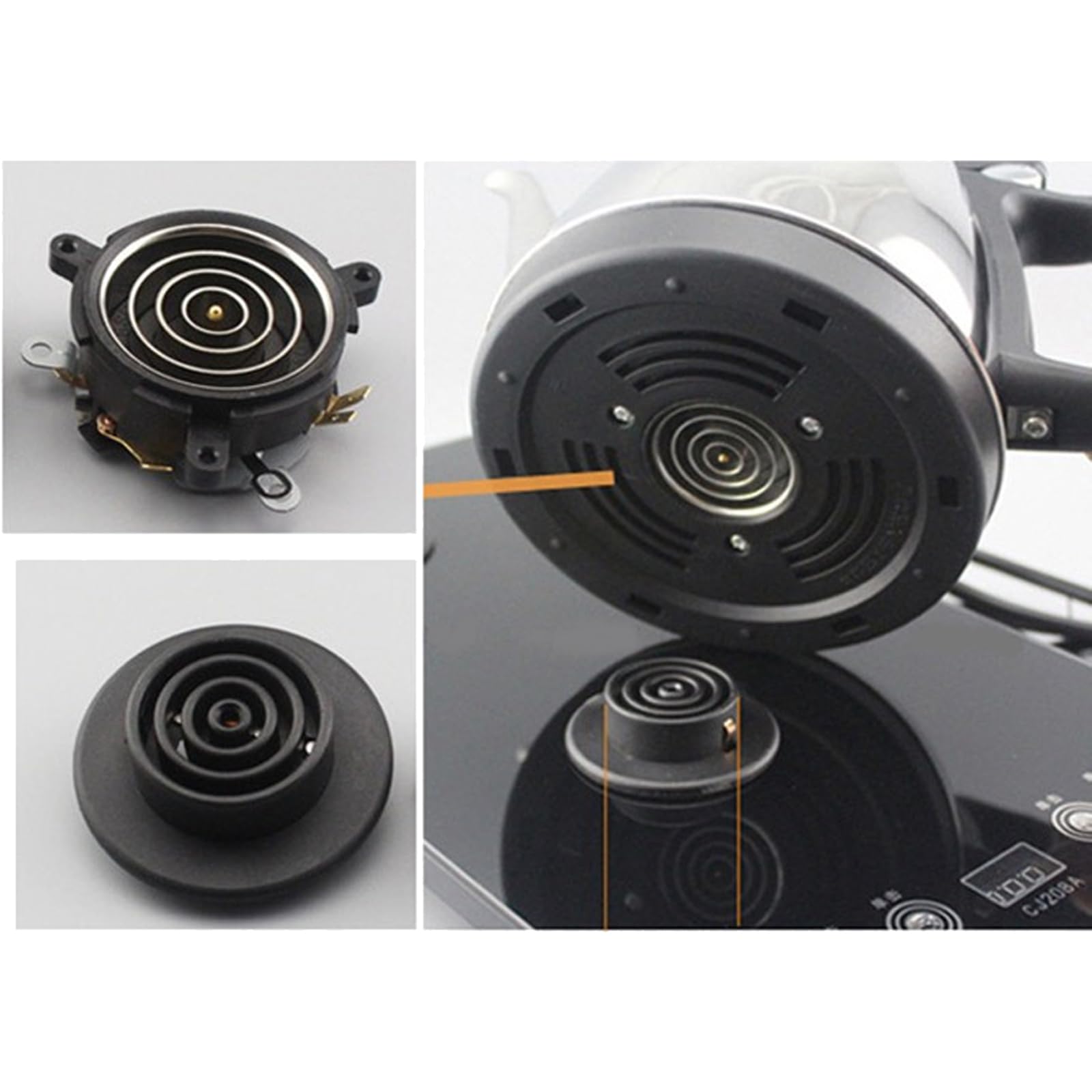 Termostato Bollitore Elettrico - 2 Pezzi, 220V, Con Base A Vite, Controllo Temperatura Bimetallico - Foto 4