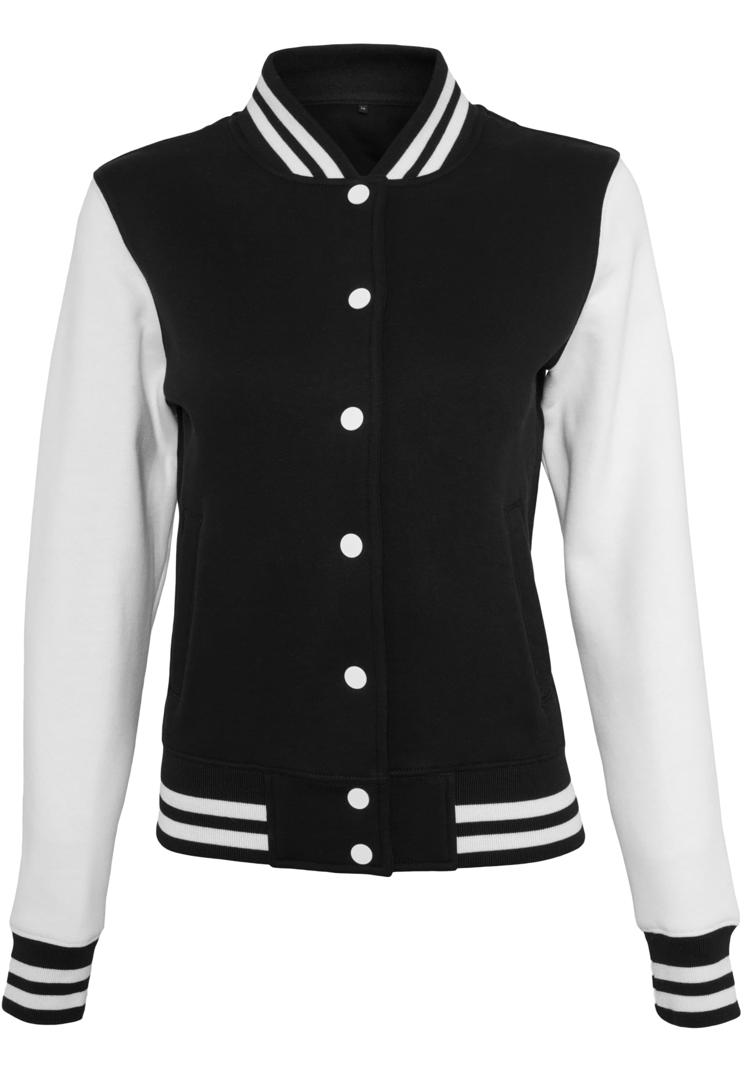 Build Your Brand Ladies Sweat College Jacket Veste Varsity Femme
