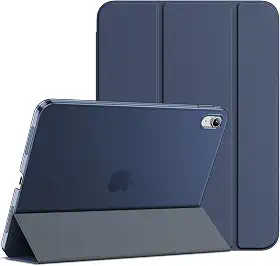 JETech Capa para iPad (A16) 11ª/10ª Geração (2025/2022), Case Rígida de Suporte Fino com Despertar/Sono Automático (Marinha Profunda)