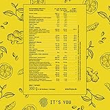 Its You® Immune Active Vitamin Drink mit Superfoods/ 300g Pulver, 30 Portionen mit Ginger-Lemon Geschmack/Nahrungsergänzung zur Unterstützung des Immunsystems mit wichtigen Vitaminen & Mineralstoffen