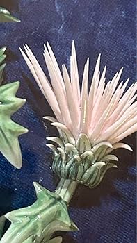 Amazon.co.jp: 華生窯 アザミ 薊 陶板 高級額装 箱付 保管品 極