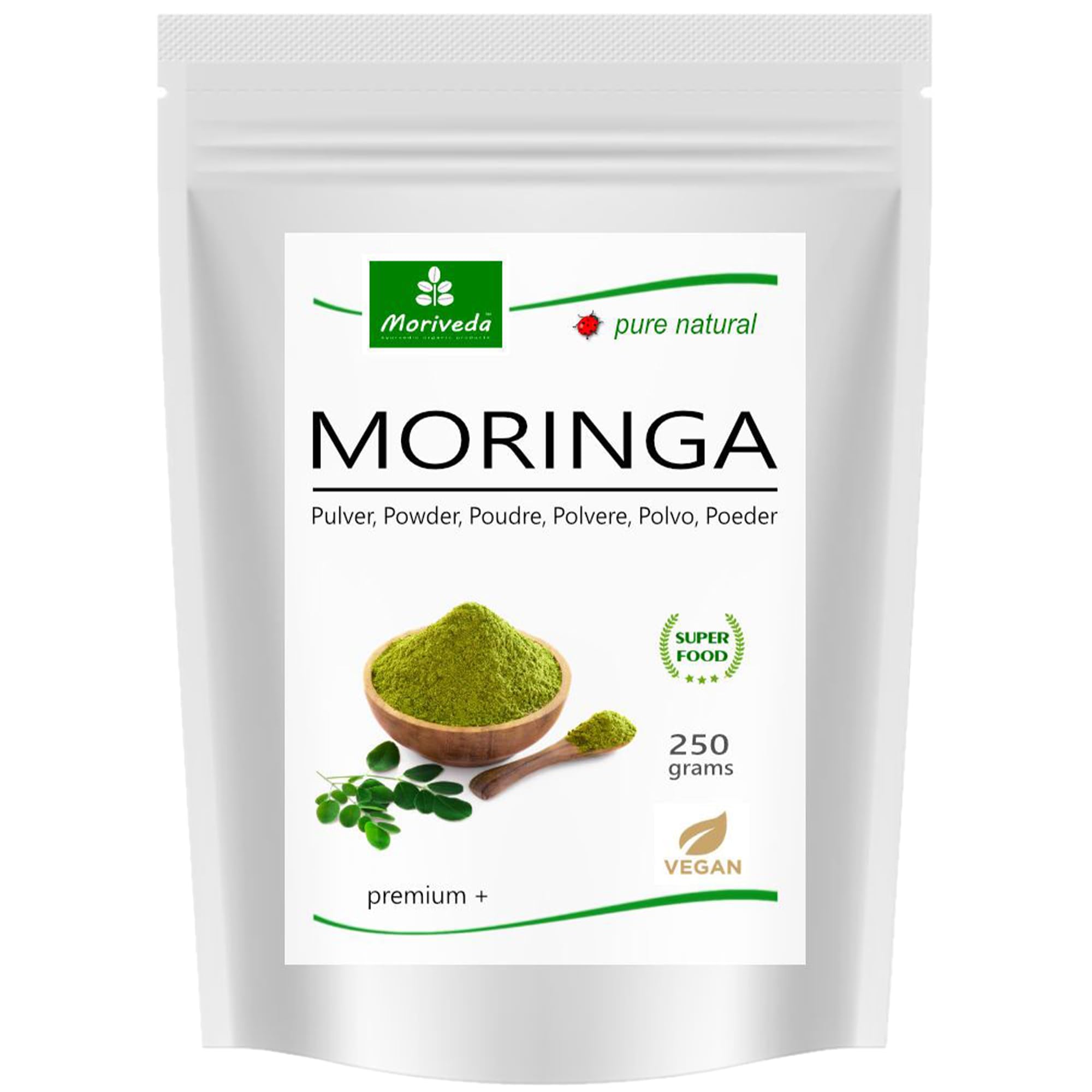 Poudre De Feuilles De Moringa Oleifera 50 G - Bio Naturel - Complément Alimentaire Détox
