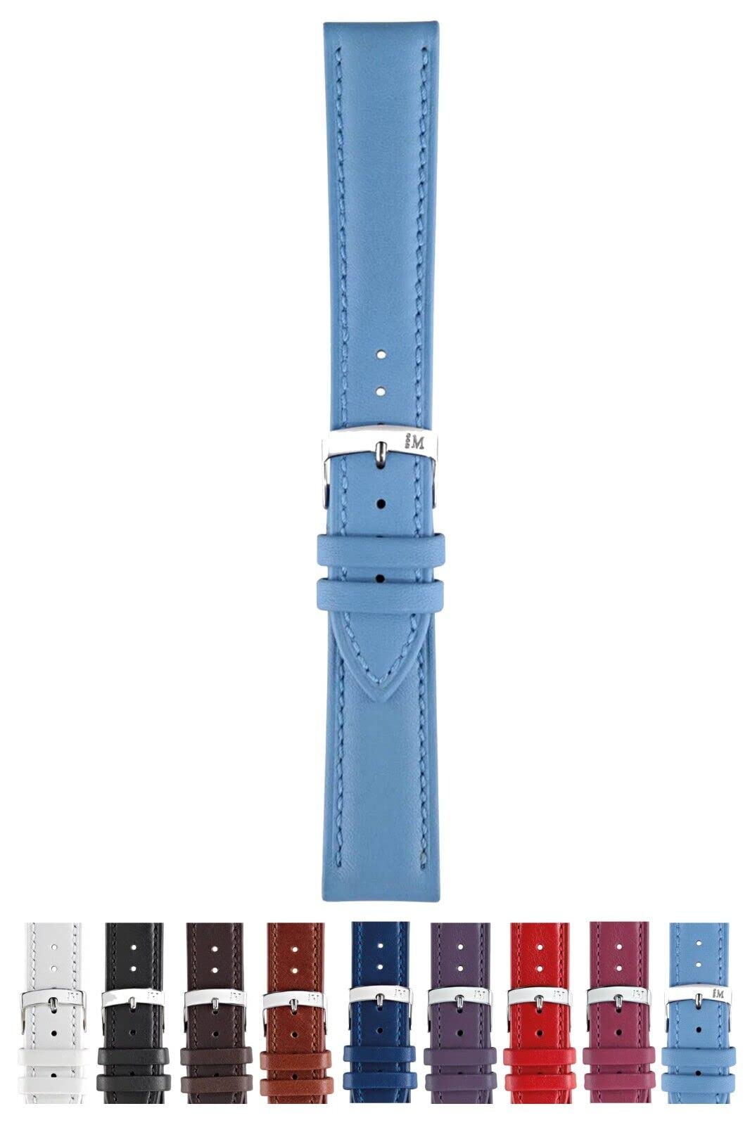 CINTURINO XL PER OROLOGIO MORELLATO IN PELLE STAMPA COCCO MISURE 12/14