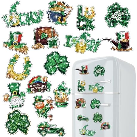 St. Patrick's Day Diamond Art Magnets: A Festive Way to Celebrate the Holiday