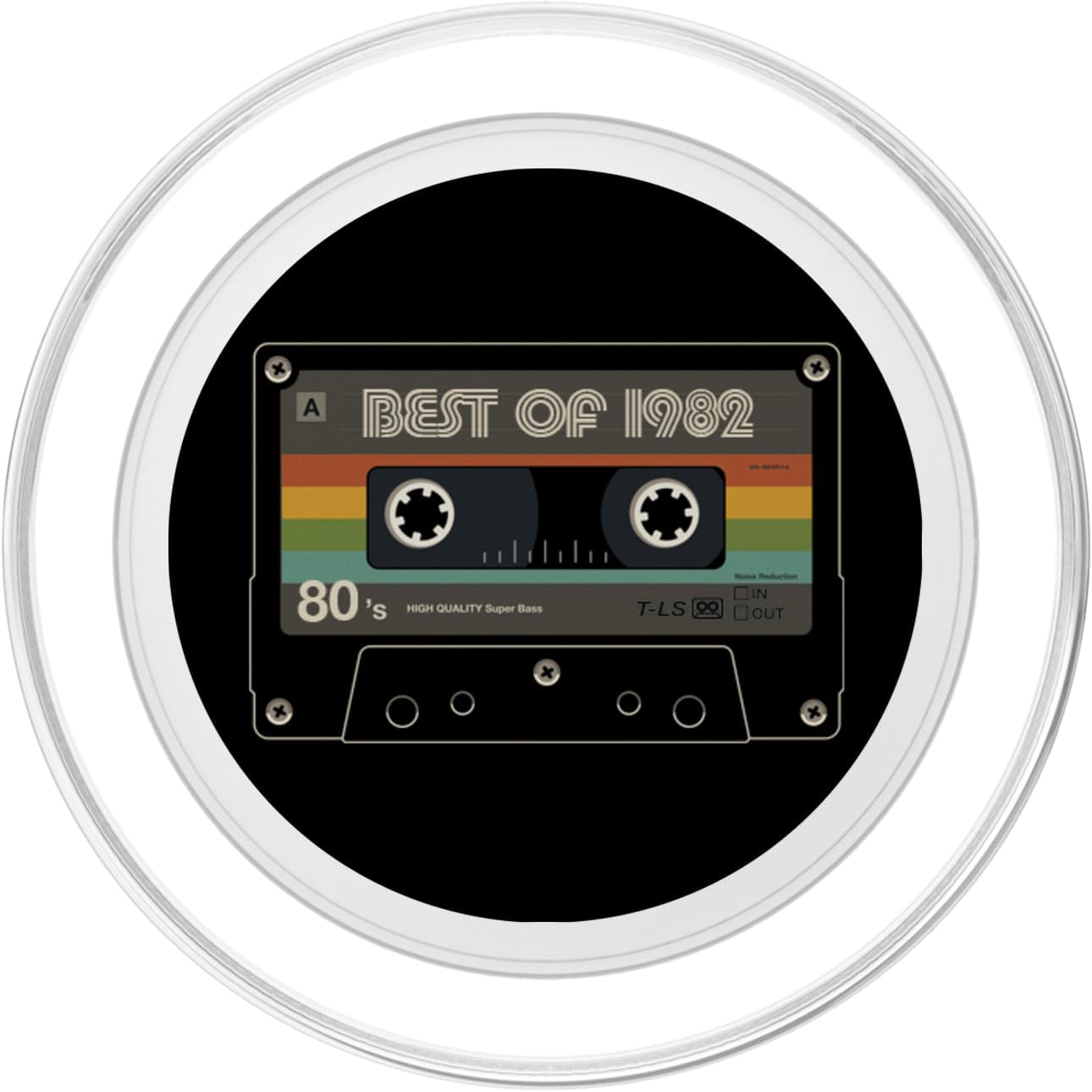 Best of 1982 Cassette Tape 37 Years Old Vintage 37th B-day PopSockets Grip and Stand for Phones and Tablets PopSockets MagSafe PopGrip for iPhone