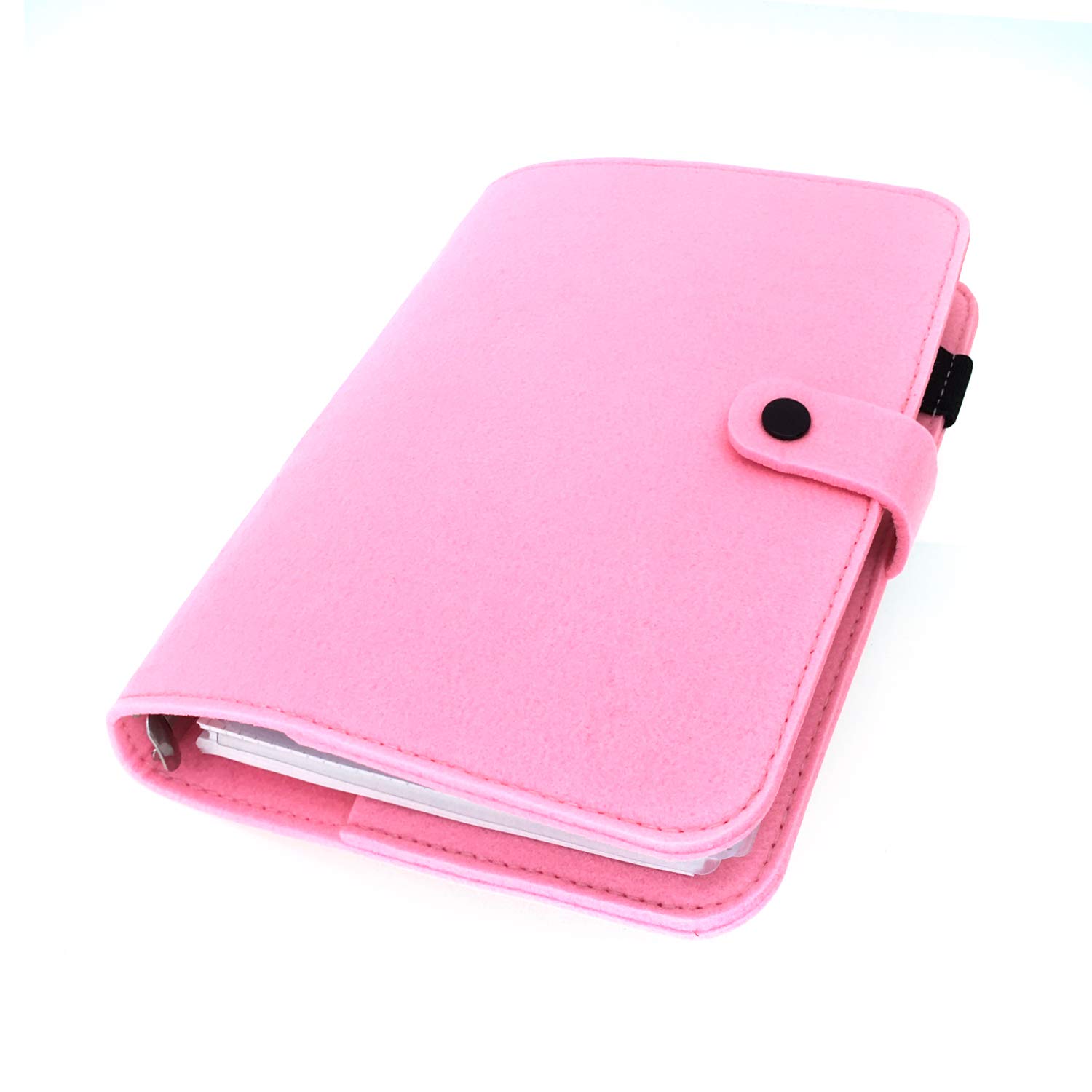 A5 Felt Binder with Pages & Binder Pocket Set Tender Pink