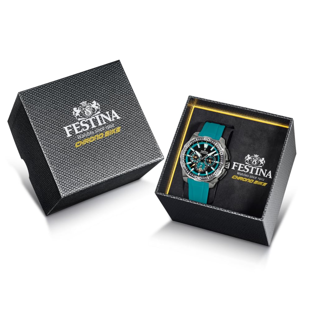 Festina Herrenuhr Analog aus Kautschuk Blau F20725/6