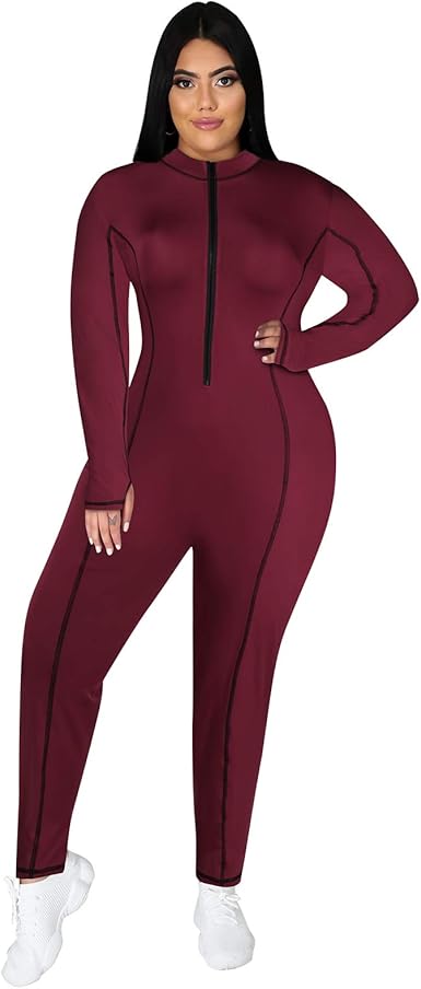 plus size bodycon jumpsuit