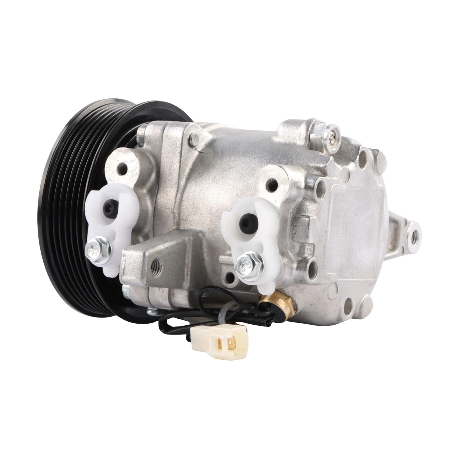 Srtyghpok 1Pcs 6 Groove Ac Compressor, Compatible For M135gx Tractors, Svo7e 3P999-00620 447280-3050 447280-3080 Stable Output