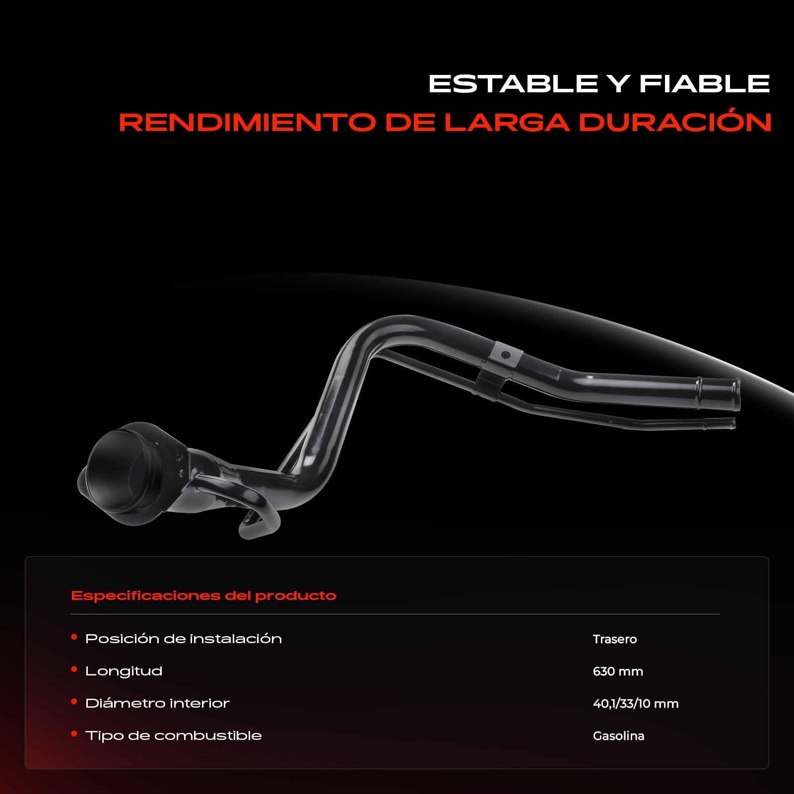 Frankberg Cuello de llenado de combustible cuello de llenado de gasolina | 8920162J10; Compatible con: Swift III MZ EZ