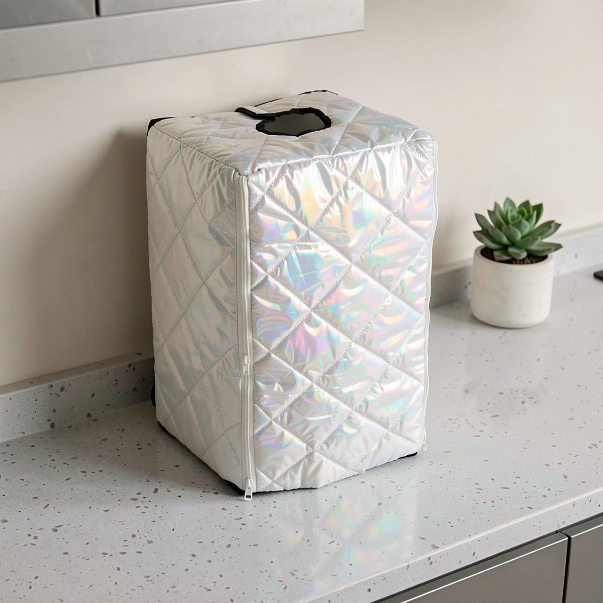 Funda Protectora para Calentador de Pared, Acolchada Plata