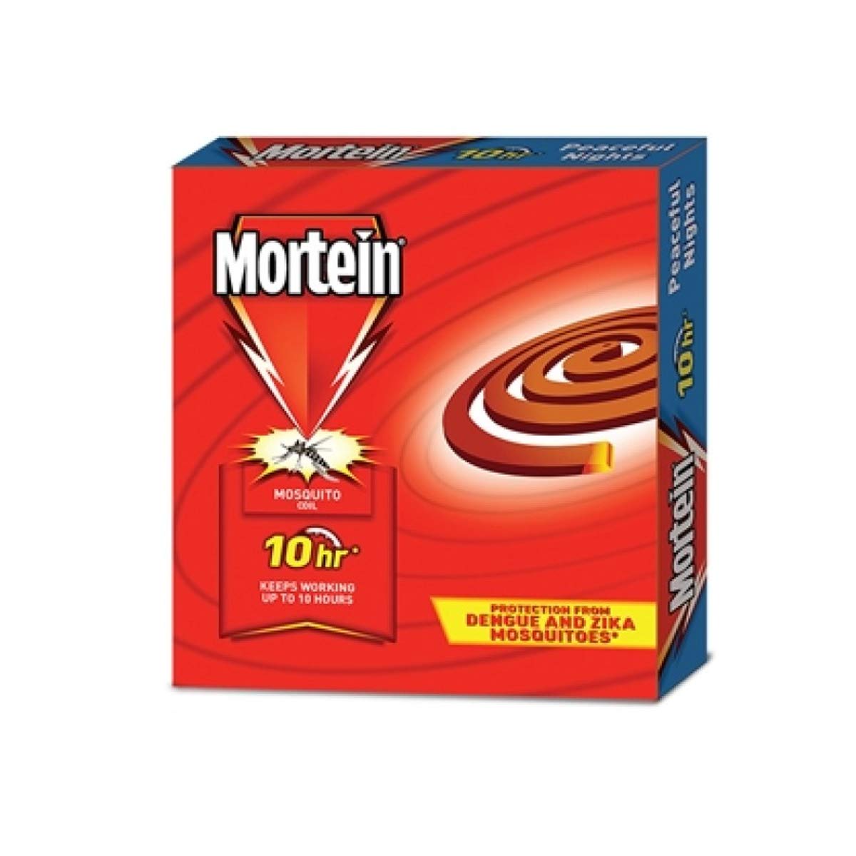 GulfDealz Mortien Mosquito Protective Outdoor Patios and Country Fresh Scent Repellent Coil Refills 10 Hours (Pack of 5) - Red