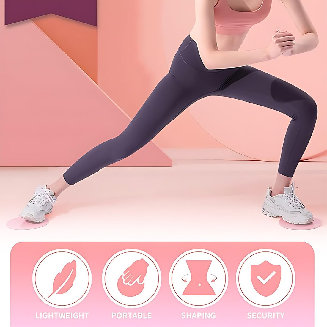 Discos Deslizantes,1 Par Core Sliders De Ejercicio,Deslizadores de Ejercicio,Cara Disco Abdominales,Cara Disco Core Sliders para Gimnasio en Casa Yoga Pilates sliders fitness discos deslizantes