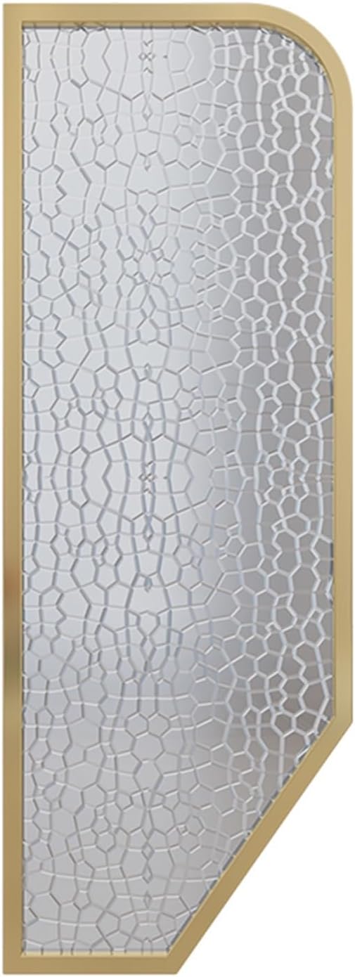 Gold Wall-Mounted Urinal Partition Divider Screen, 15.7in Waterproof Men's Toilet Privacy Extender, 39.3in Height Restroom Divider for Enhanced Privacy
