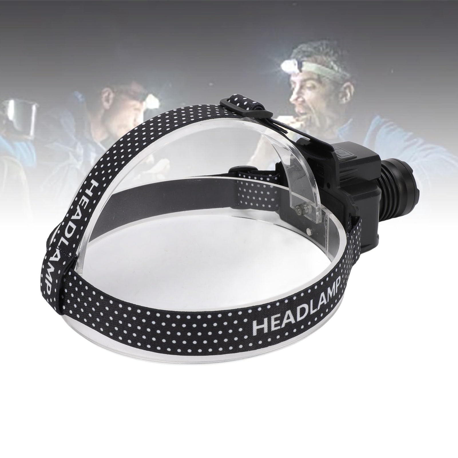 Lampada frontale ricaricabile a LED, 30 W di tipo C, torcia frontale a LED con sensore intelligente, per adulti, escursionismo, campeggio