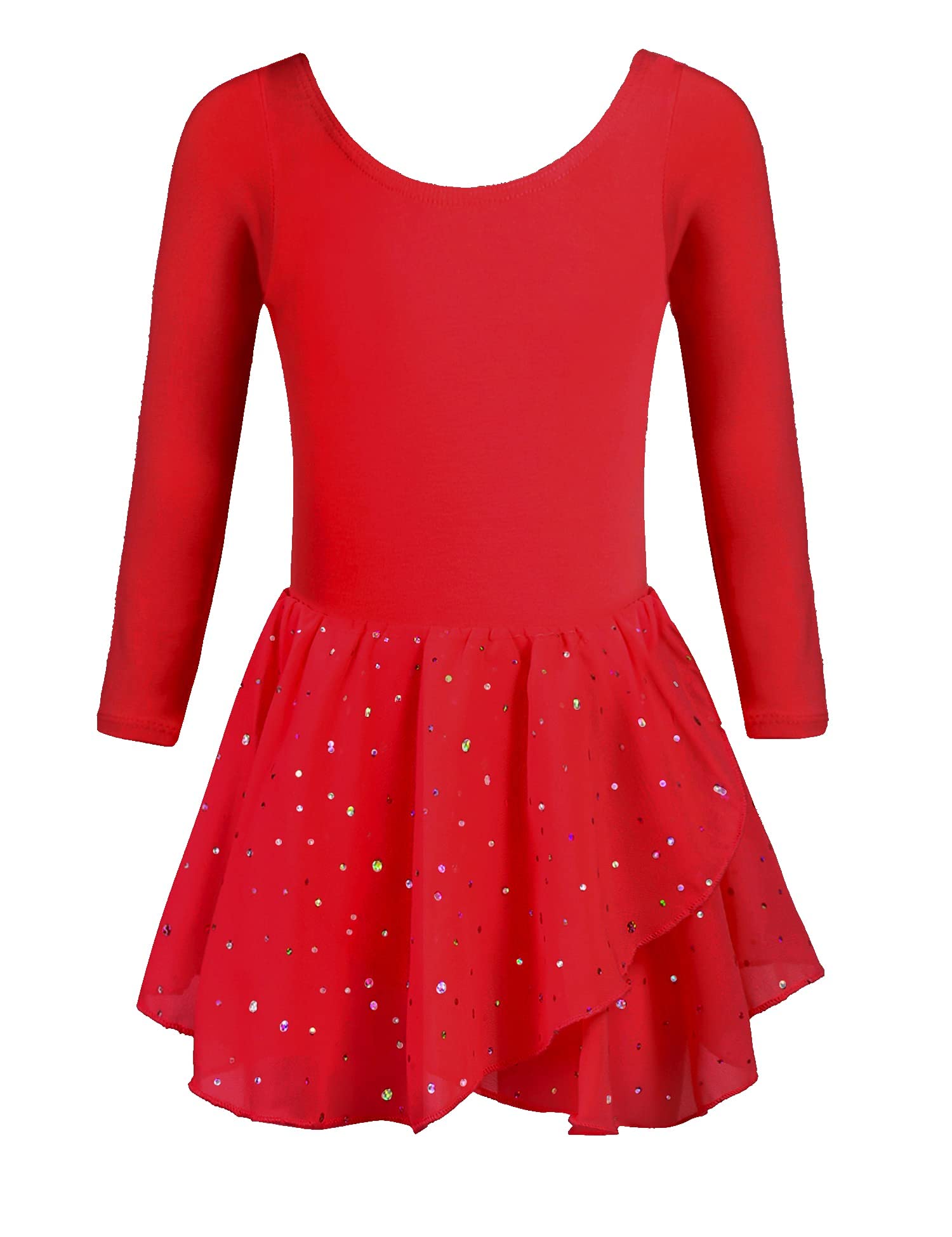 Trudge Ropa de Ballet para Niñas - Vestido Manga Corta de Algodón con Leotardo y Falda Tutú - Traje de Baile — view 23