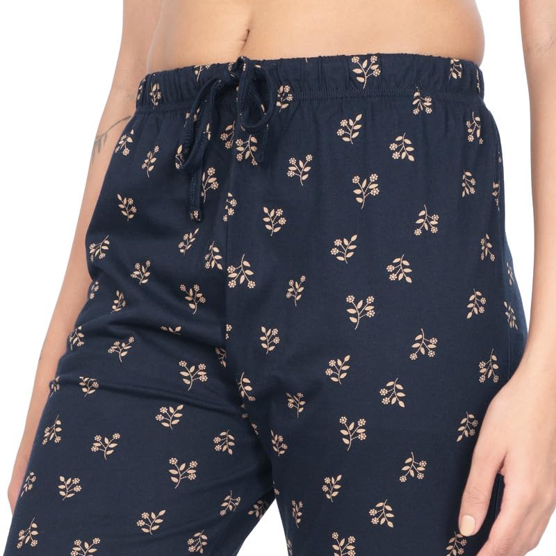 Image of Real Basics Women's Cotton Printed Pyjama Pack of 1