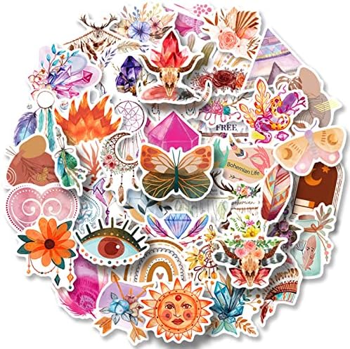 100 Stück Dänische Pastell-Aufkleber - Ästhetische Vinyl-Sticker Für Laptop & Co.