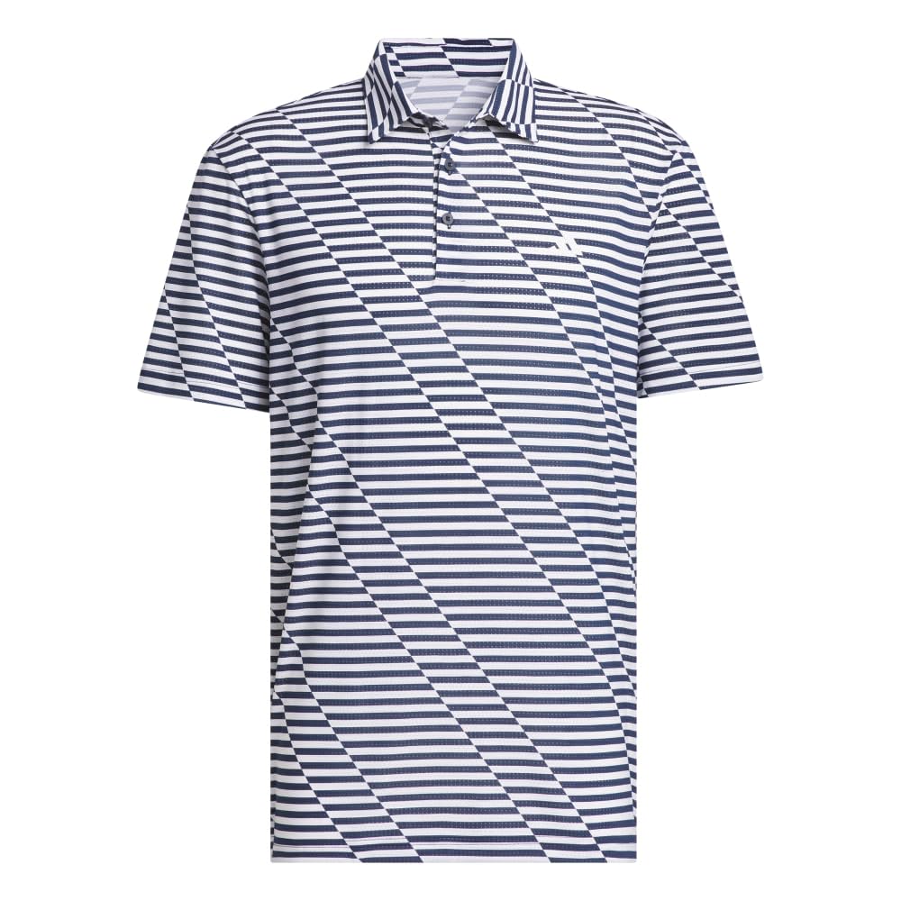 Adidas Men's Conavy,White Ultimate365 Mesh Print Polo