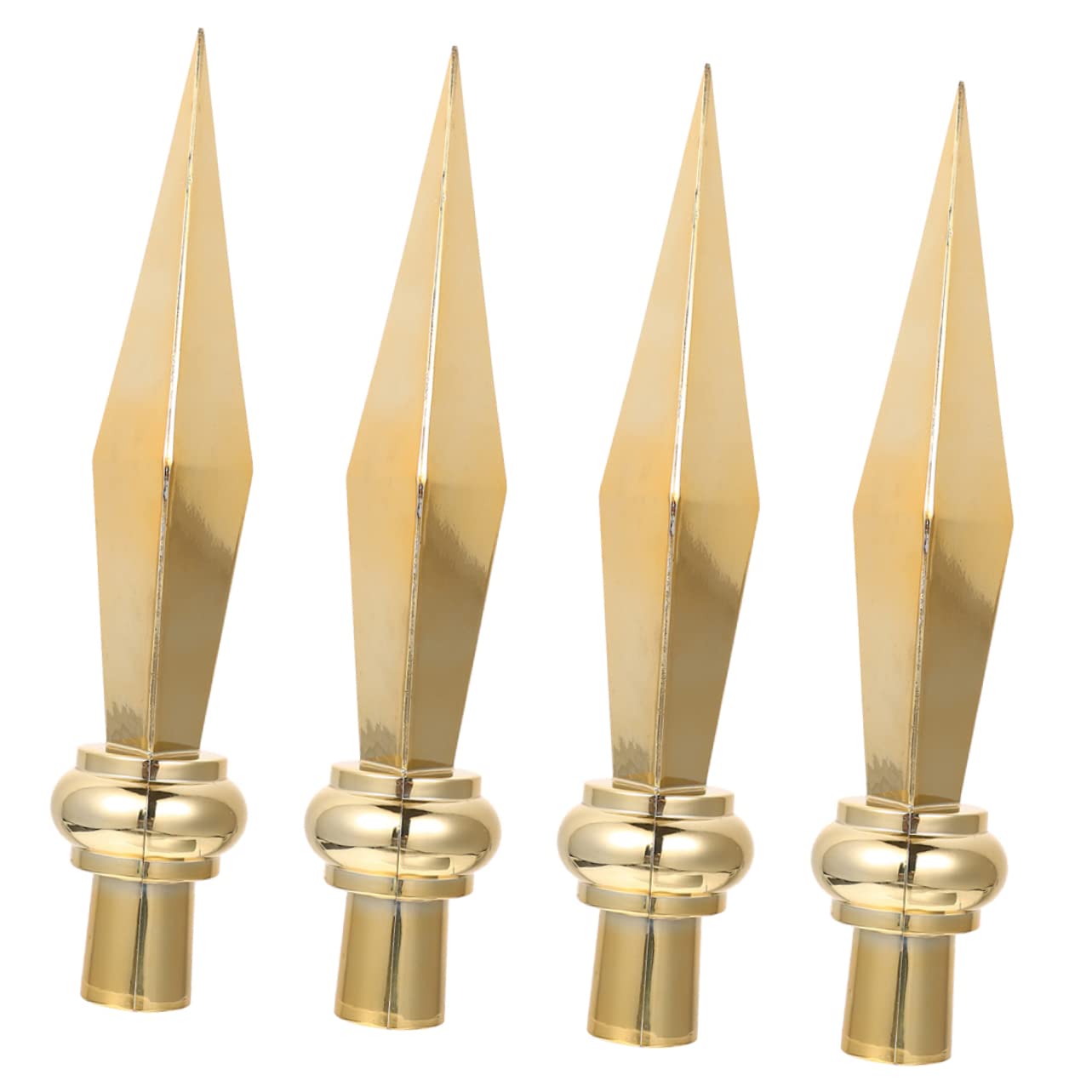 Kit de tête de mât YARNOW : 4 pièces décoration de mât de drapeau métal extérieur