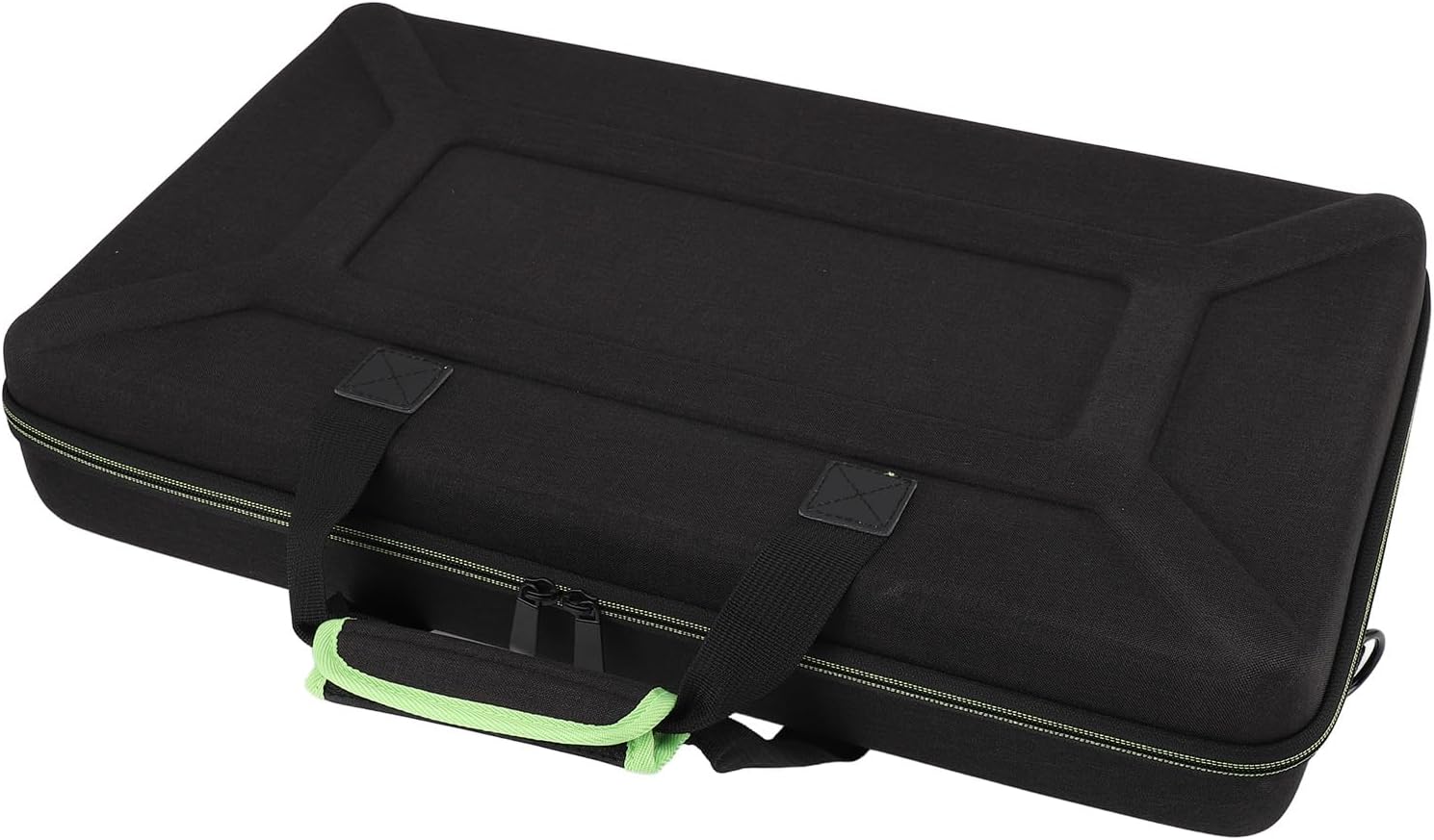 DJ Controller Protective Case Scratch Proof EVA Storage Bag for DDJ SB2, Enhanced Security for DJs, Green Lining, Out of the Box