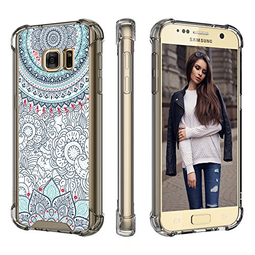 Cutebe Case for Galaxy S7,Cutebe Shockproof Hard PC+ TPU Bumper Case Scratch-Resistant Cover for Samsung Galaxy S7 2016 Release Totem