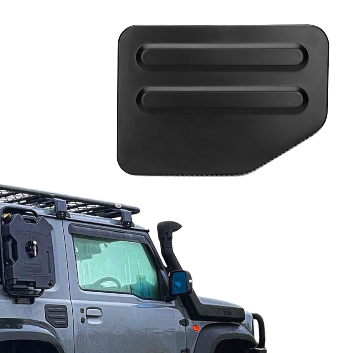 Jimny 給油口カバー　JB64W 楽天市場】スズキ ジムニー 給油口 キャップカバー 黒 ブラック