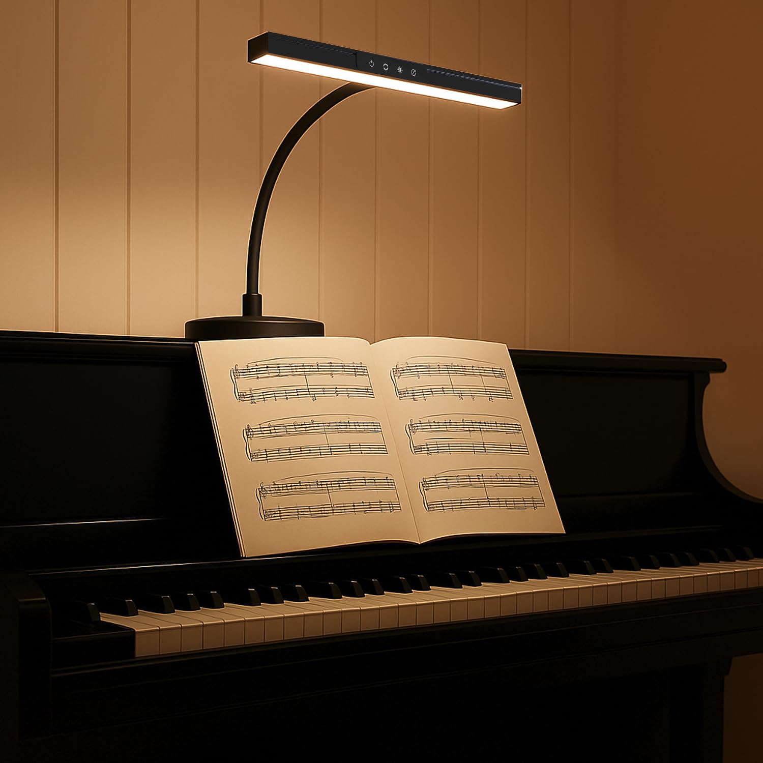 Piano Lights for Digital Piano and Grand Piano, Professional Led Clip lamp wi Piano Lights for Digital Piano and Grand Piano, Professional Led Clip lamp wi