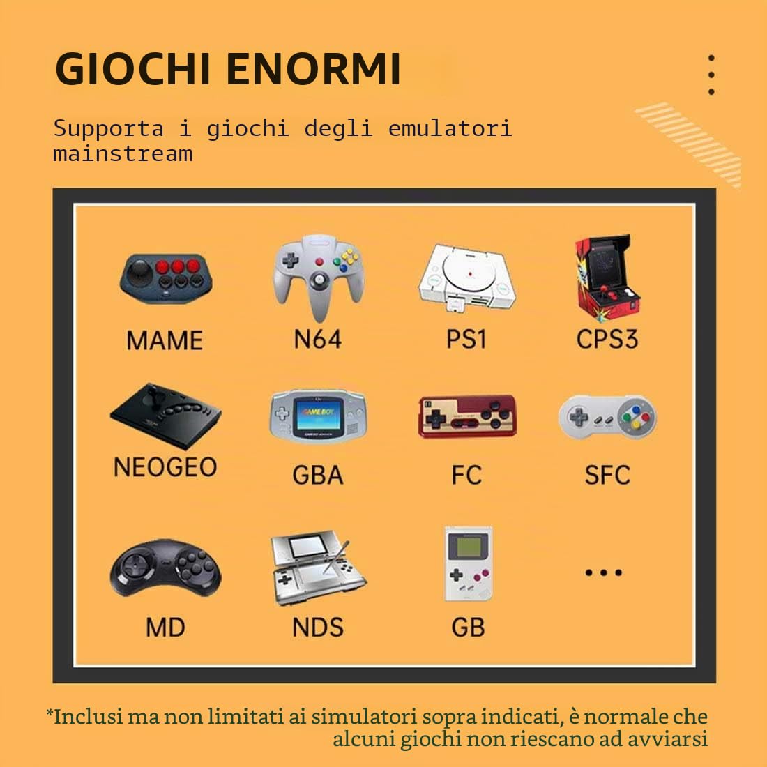 RGB20S - Console di gioco portatile retrò con 20.000 giochi integrati, memoria 128 GB, schermo IPS, tema arcade, bianco