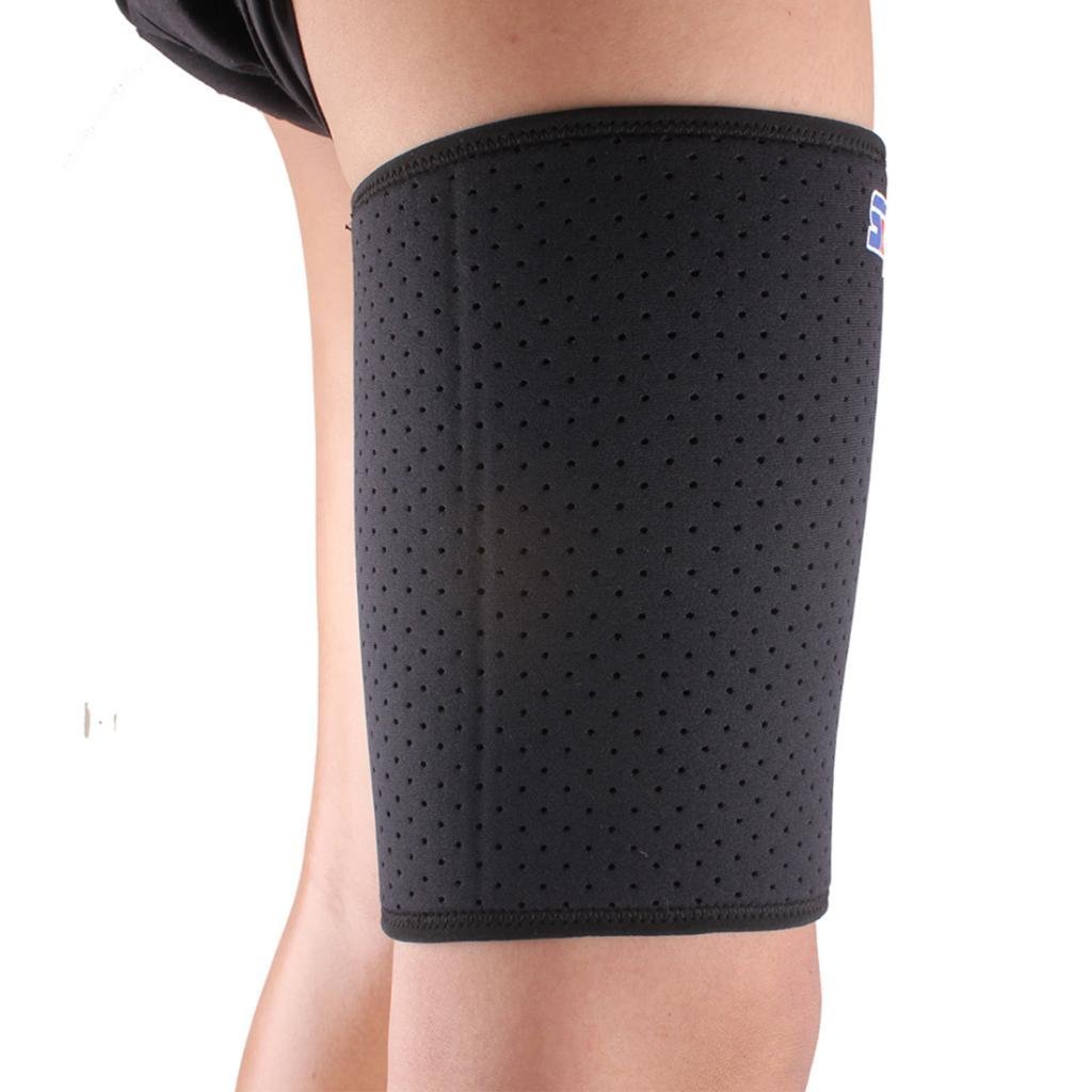 Sellbury Thigh Brace Hamstring Wrap Compression Sleeve Support for Pulled Hamstring Muscle Sprains Strains Quadriceps Tendinitis 1