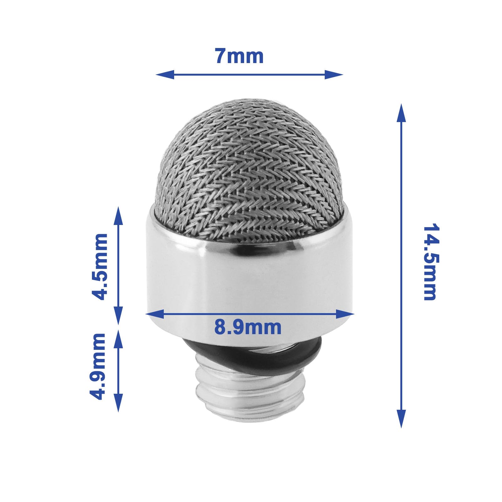 EMSea Lot De 8 Embouts Fibre 7mm Pour Stylets Tactiles
