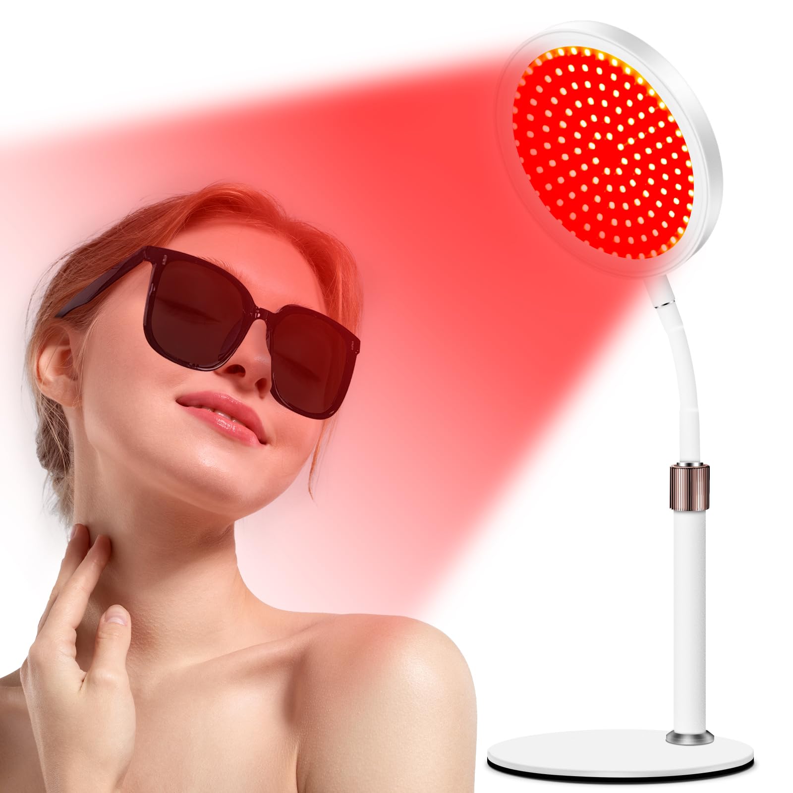 Heathredy赤外線レッドライト660•850•940nm角度調節可顔首手用 Amazon.co.jp: Heathredy赤外線ライト レッドライト赤色ledライト