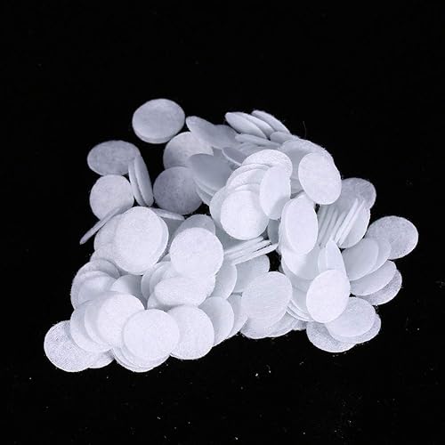 Miniatura 5 de 100 filtros de algodón blanco, filtros de vacío facial, esponja de repuesto, filtro de algodón, almohadillas de filtrado redondas, filtros de