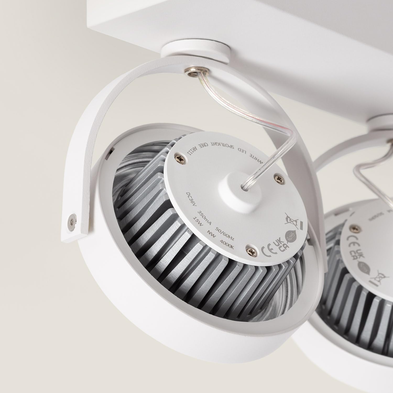Spot LED 30W CREE en Saillie Orientable AR111 Dimmable Blanc 4000K Blanc ne