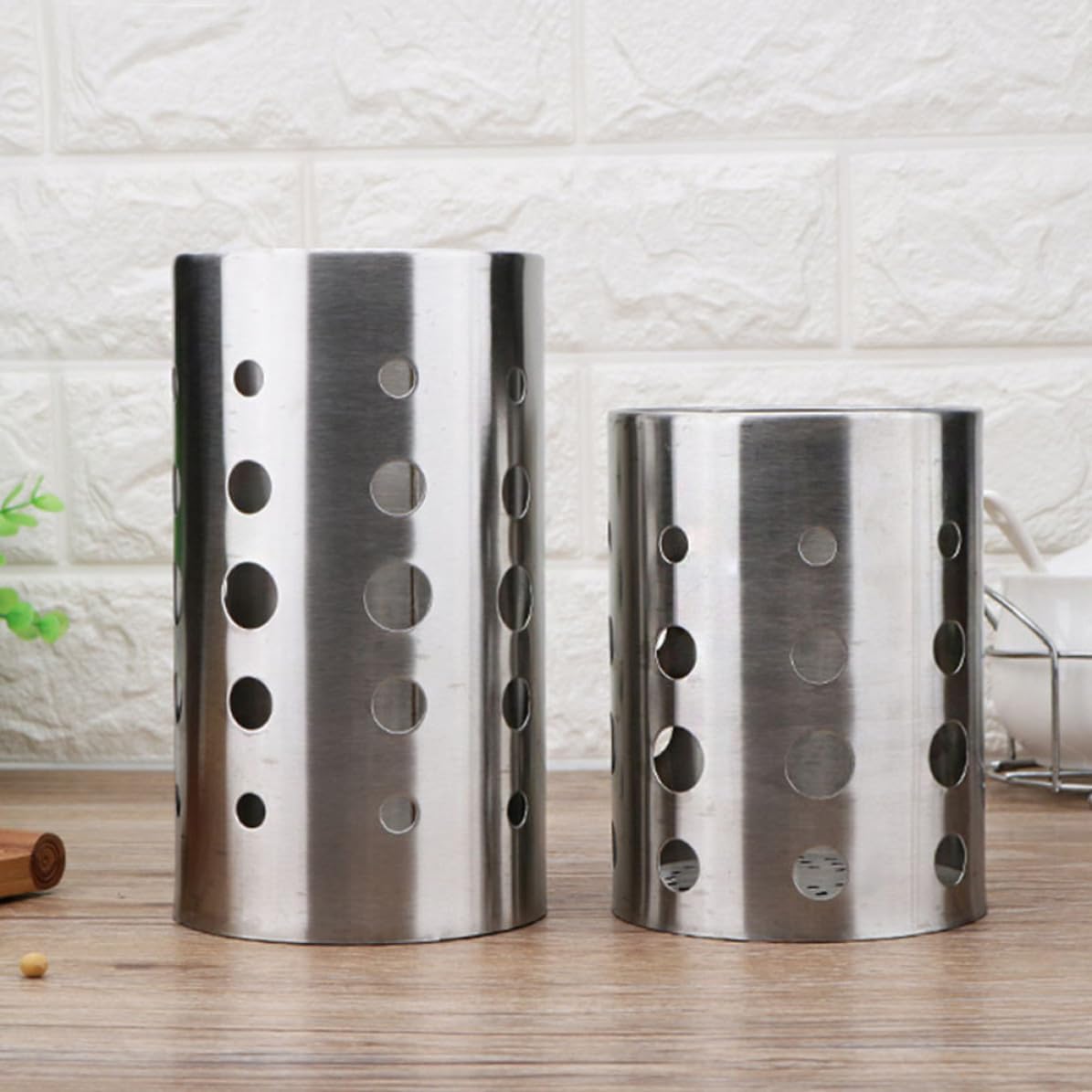 BESTOYARD 3pcs Chopstick Holder Set, Stainless Steel Kitchen Utensil Rack