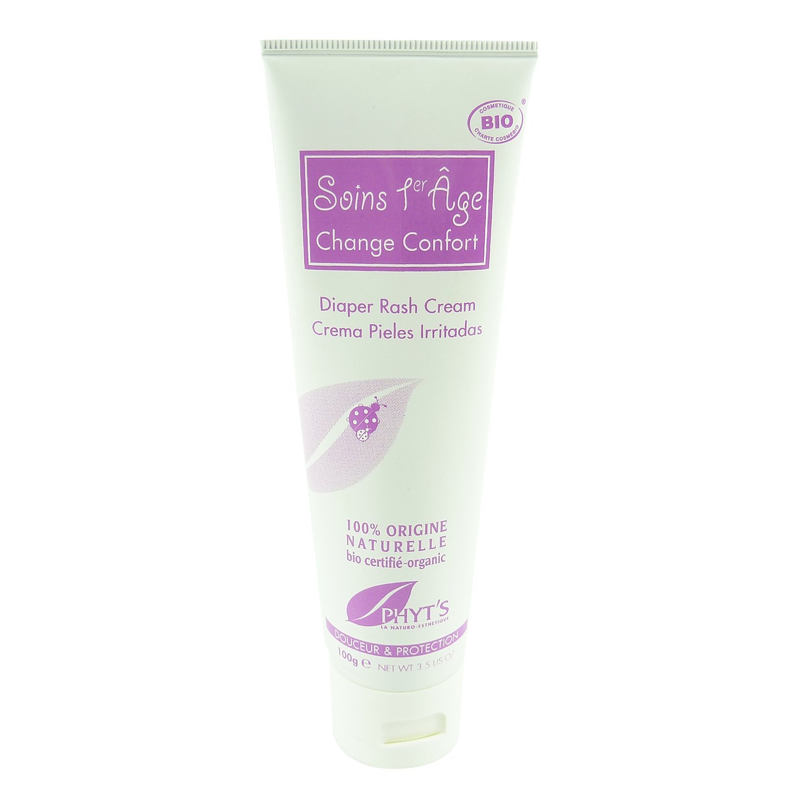 Phyt - Soins Edad 1er - Confort Cambio - Crema pañal Erupción - 100g 100% Origine Naturelle - Bio-Organic certifié
