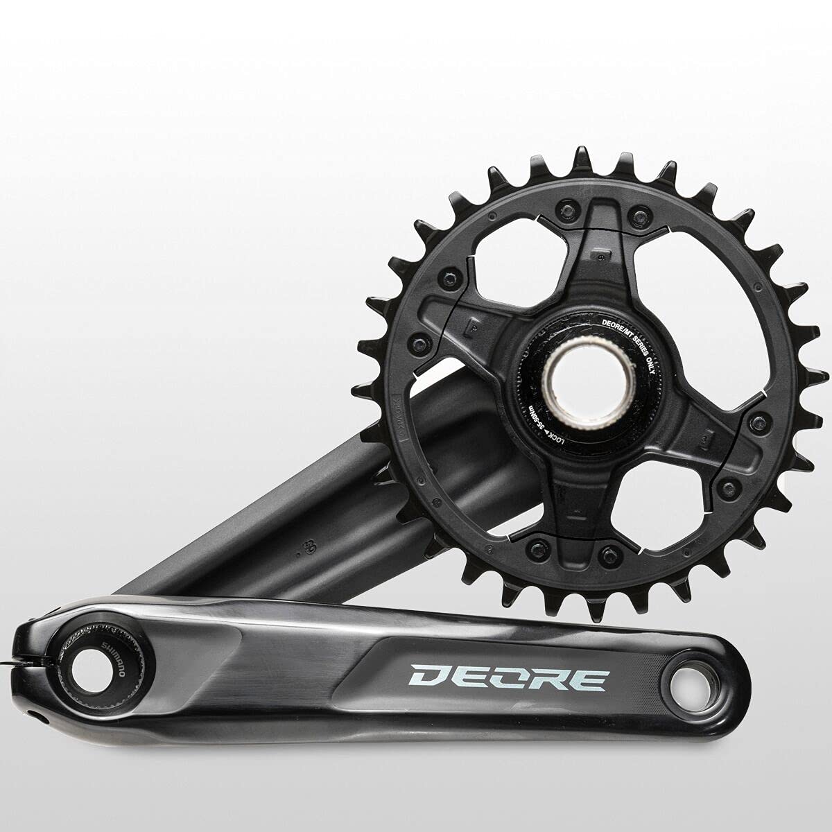 SHIMANO Deore 12 FC-M6130 - Guarnitura nera, 170 mm/32T