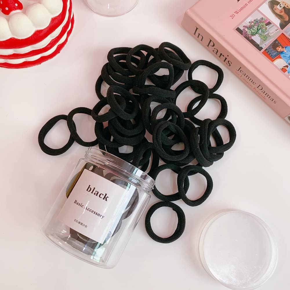 Radhya Accessories Dual Color Rubberband Box 50 pcs for Women Girls Hairties Elastic Hair Grips (Black) Valetine Gift For Girlfriend & Wife (B0C9DF36PP) Amazon Price History, Amazon Price Tracker