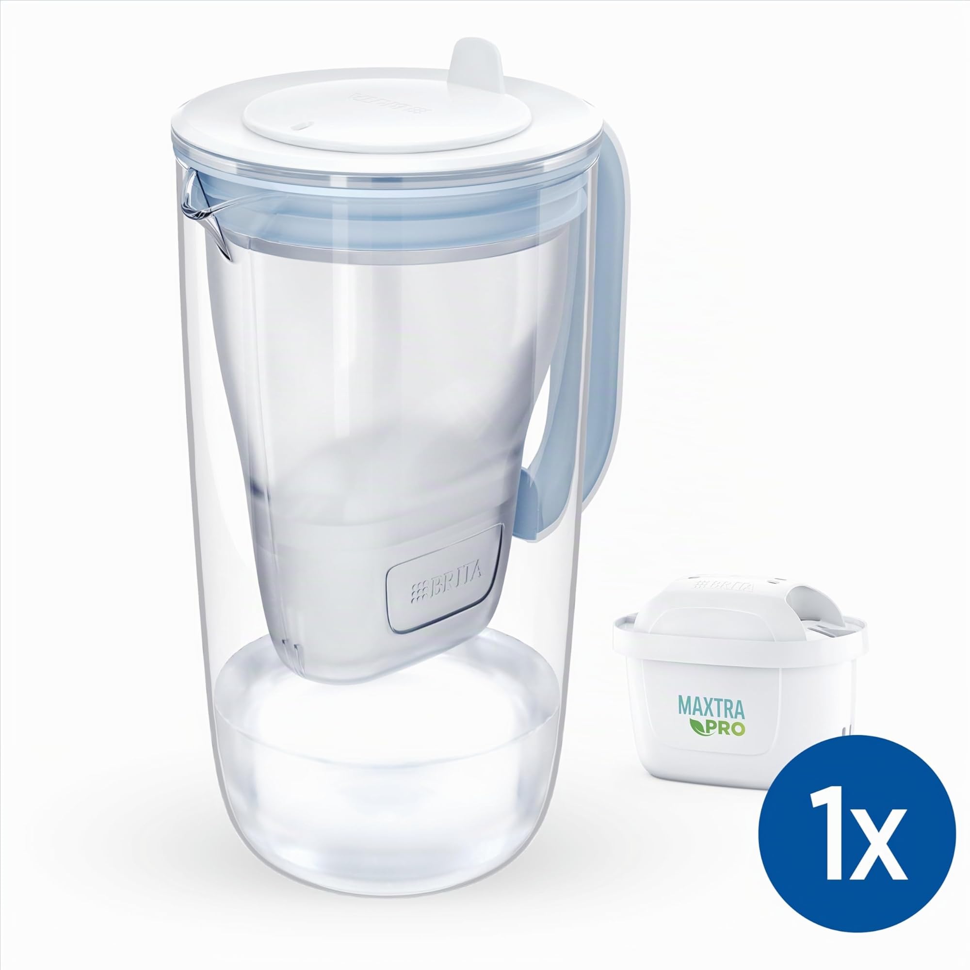 Filtro Brita Carafe In Vetro Blu Incluso 1 Maxtra Pro AlL-1