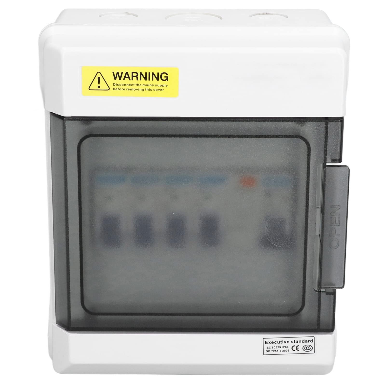 Interrupteur différentiel 63A 30mA avec coffret ABS étanche IP66 à 4 voies - 8