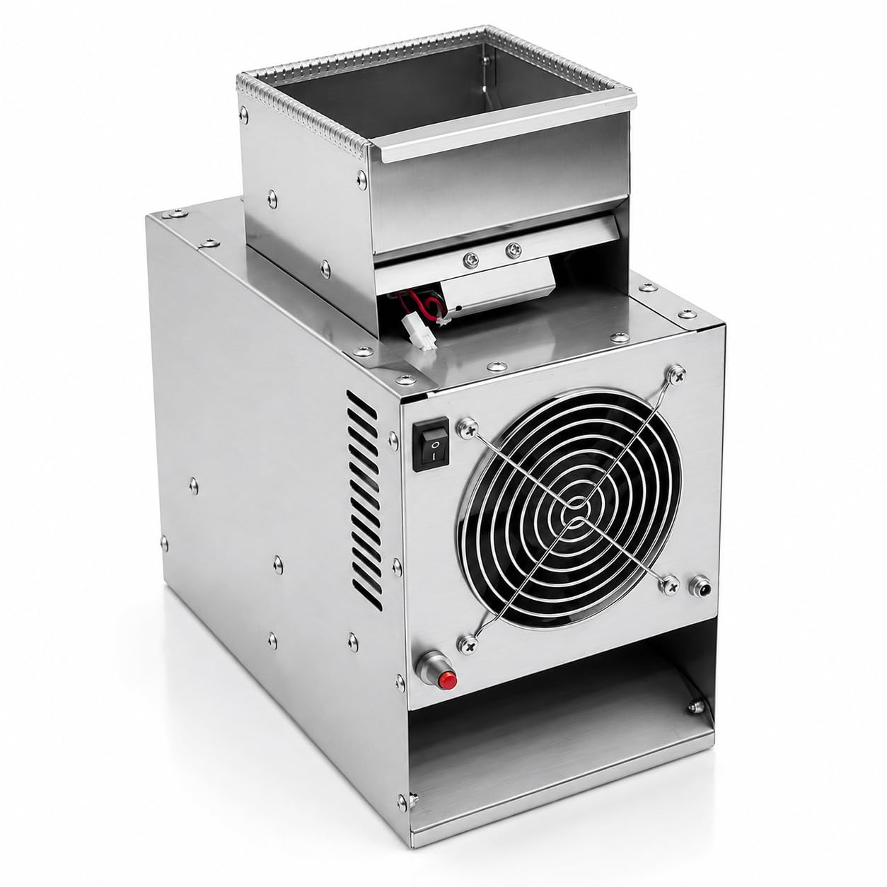 Elektryczny separator ziarna, regulowana prędkość rozdzielacza skorupy z wentylatorem i portem wyładowczym, idealny do ziaren prosa, ziaren i nasion melona, wydajny i łatwy w użyciu