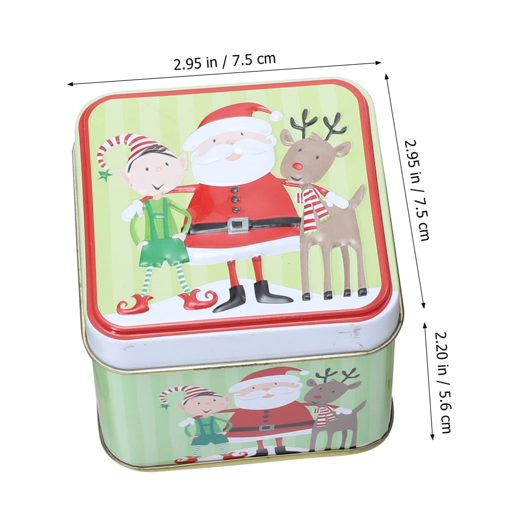 Operitacx 9pezzi Natalizie Decorate Per e Biscotti Scatole Per Per e Decorazioni