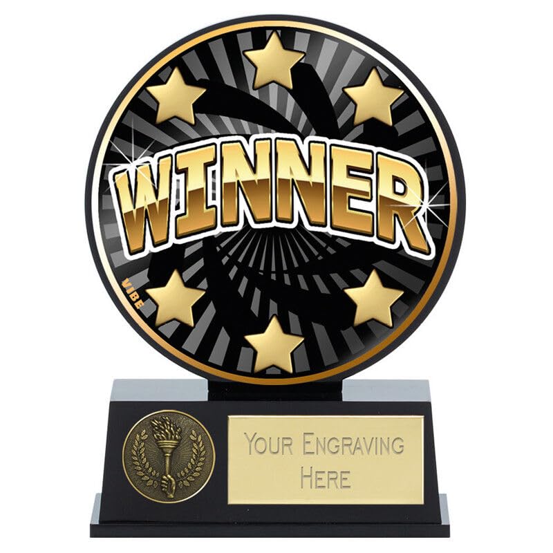 Trophy Store Vibe Winner Award 12 cm Free Engraving up to 45 Letters